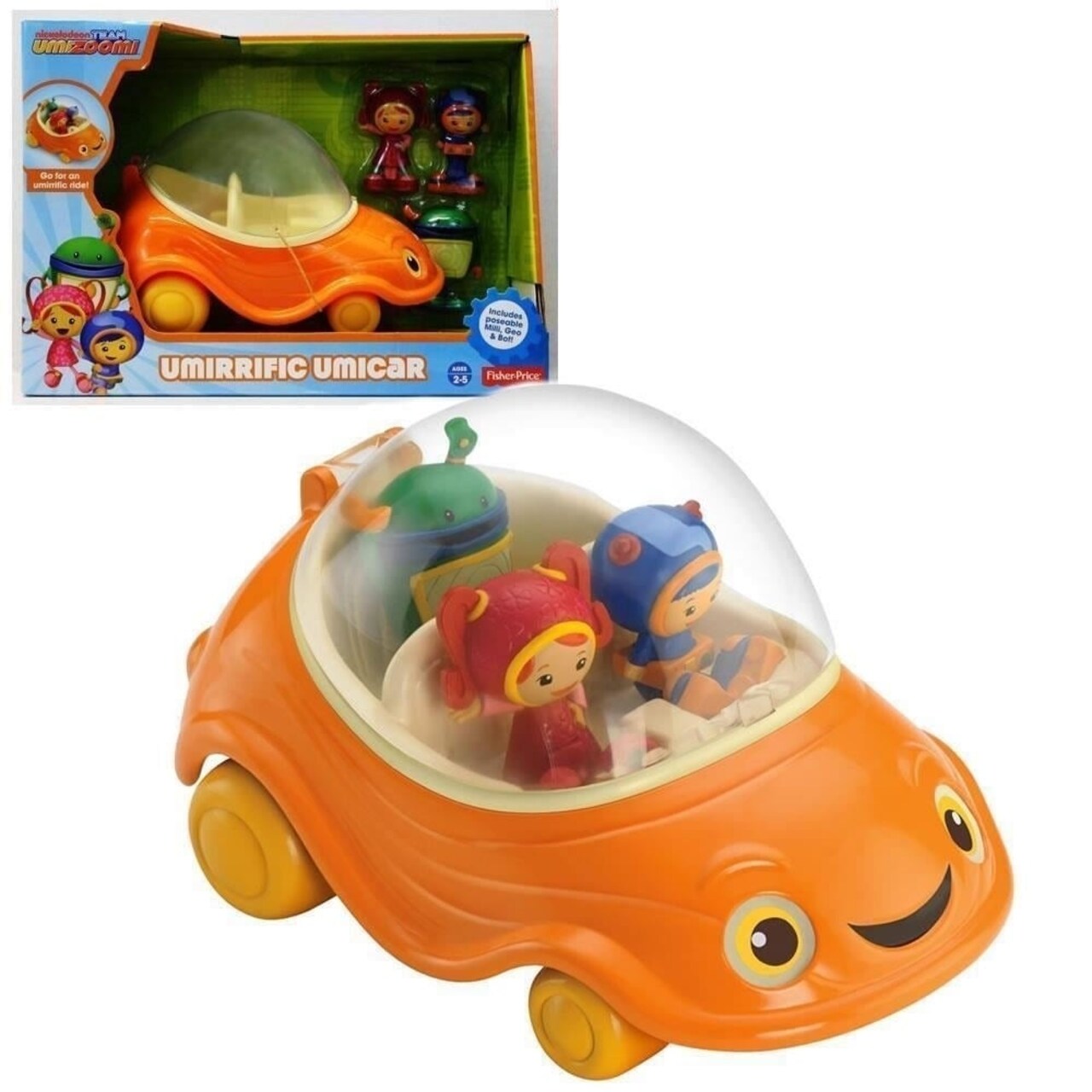 Fisher-Price Team Umizoomi Umirrific Umicar umi zoomi car Bot Geo Milli Toy Y6495